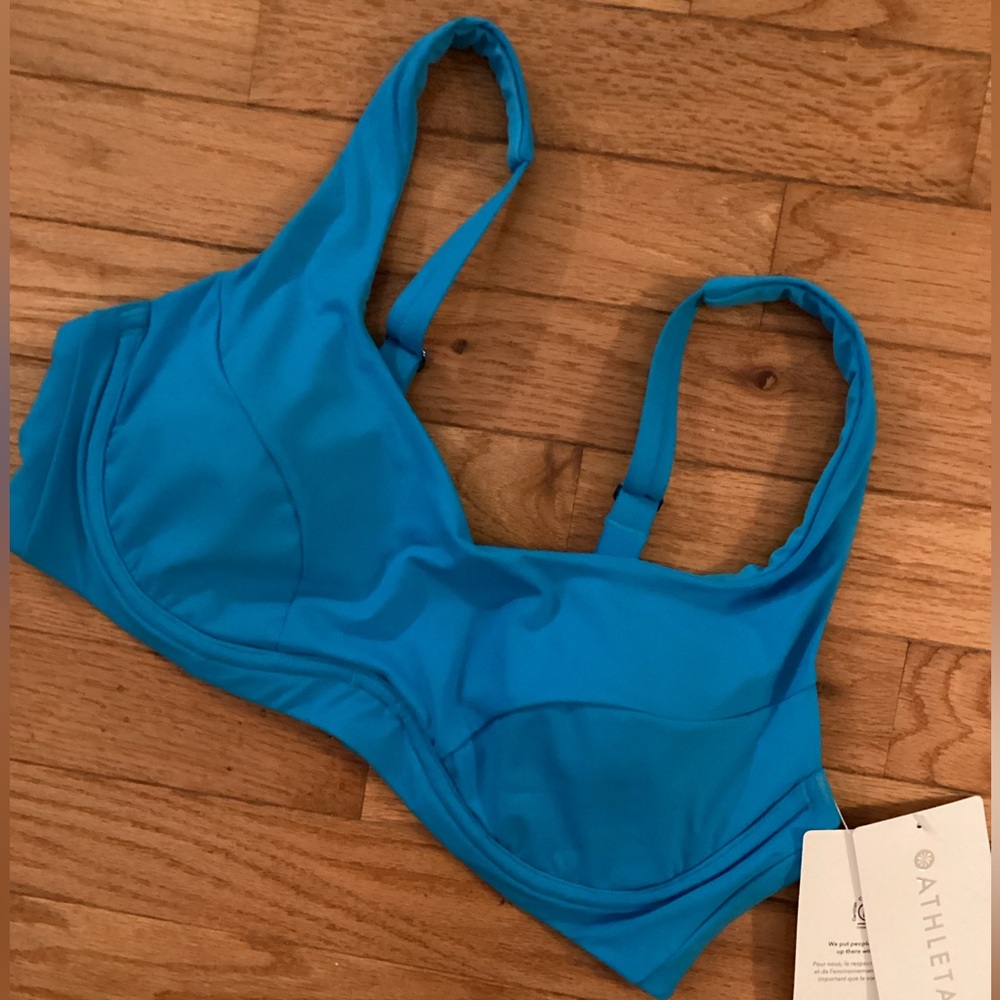 NWT ATHLETA BONDI 36 BC BRA CUP BIKINI TOP UNDERWIRE - ADJUSTABLE FIT QUICK DRY - Picture 10 of 11